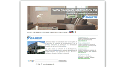 Desktop Screenshot of daikin-climatisation.ch